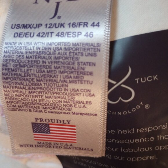 Never worn. Not Your Daughter's Jeans. Size 12 - Picture 7 of 8